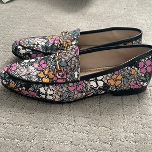 Sam Edelman limited edition flower print Lorraine loafer size 7.5